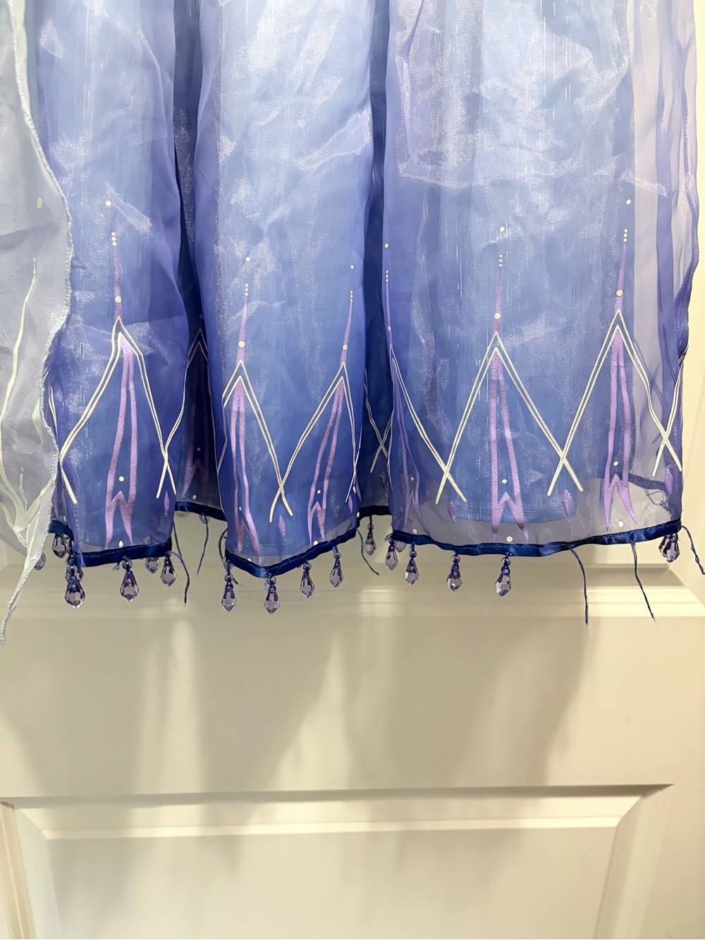 Official Disney Disney Frozen 2 Elsa Dress Size 5/6 Dress Up Costume - Picture 7 of 8